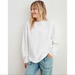 New! [Aerie] New Love Corded Oversized Sweatshirt